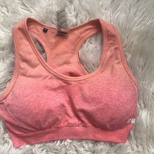 Gymshark Coral Ombré Sports Bra